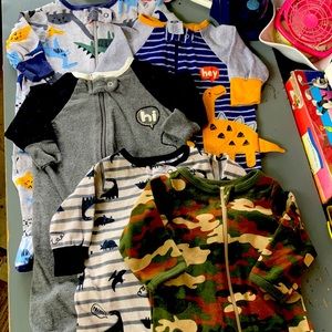 5 infant baby Newborn Gerber/Wonder Nation Footies